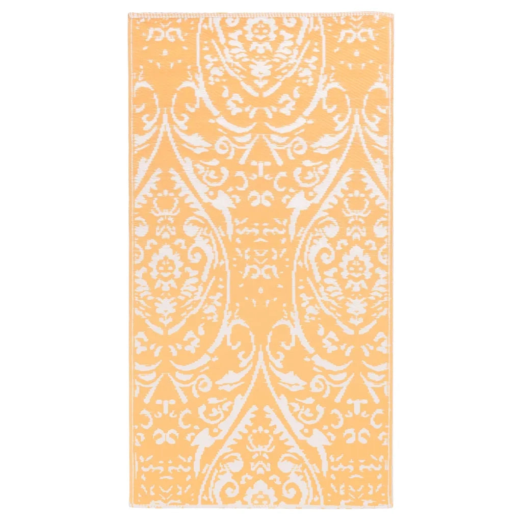 Tappeto da Esterni ARAKIL Arancione e Bianco 120x180 cm in PP 310461