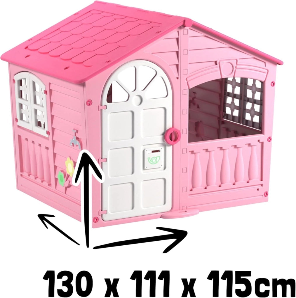 Casetta da giardino per bambini Casa per bambini di plastica per interno. Casetta per bambini da giardino. Robusta e res