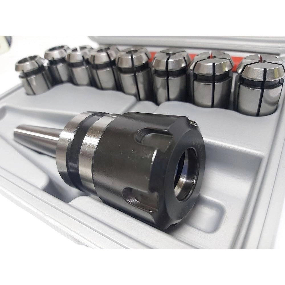 Trade Shop - Mandrino Portapinze Tornio Fresatrice Cm2 Con 8 Porta Pinze M10 Mt2 -