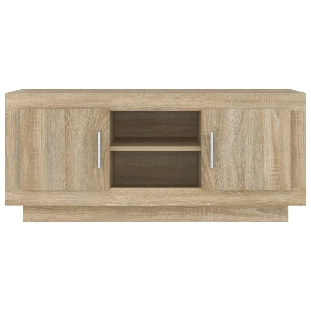 Mobile Porta TV Rovere Sonoma 102x35x45 cm in Legno Multistrato cod mxl 47800