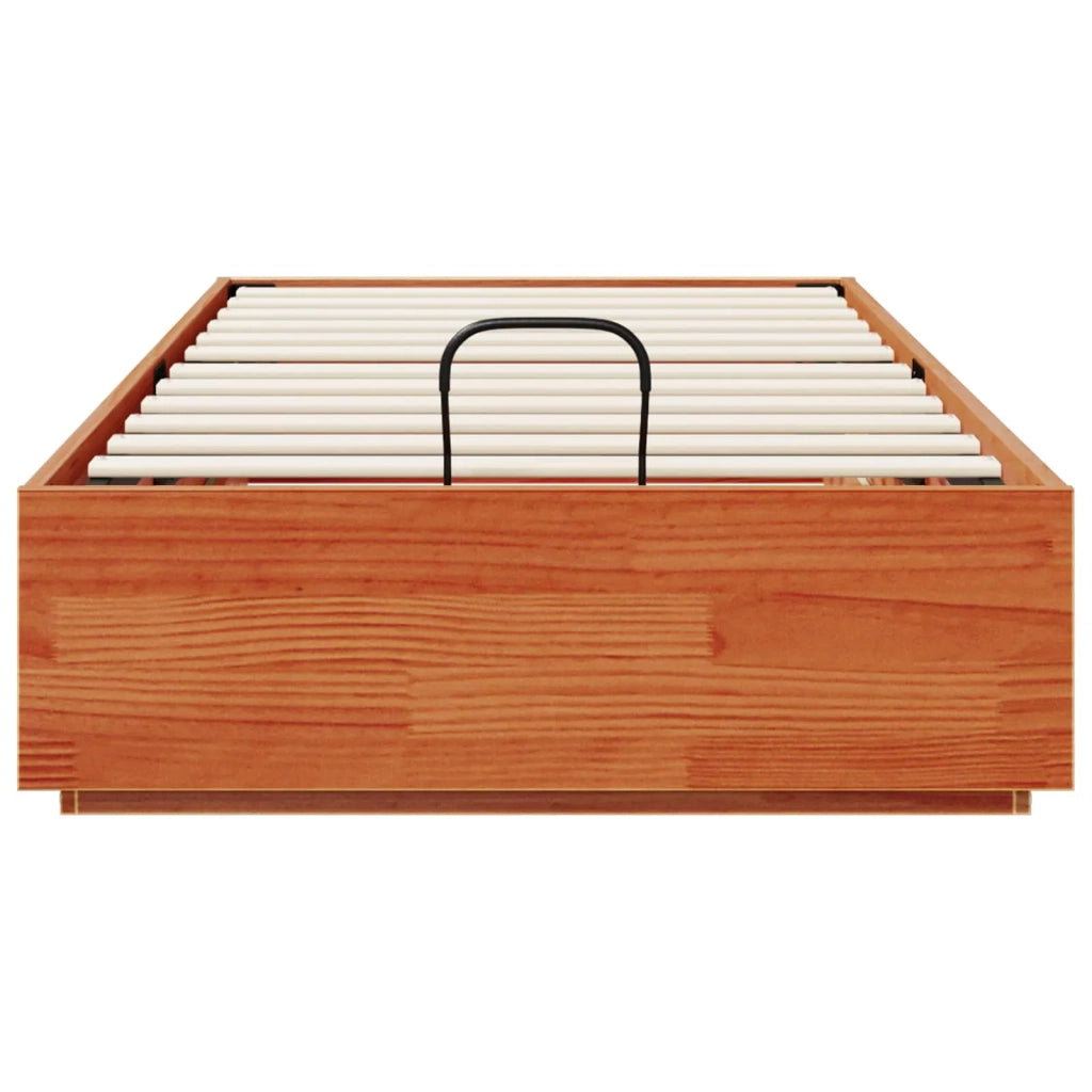 Letto ottomano Marrone Cera 80 x 200 cm Legno di pino massiccio 3418731