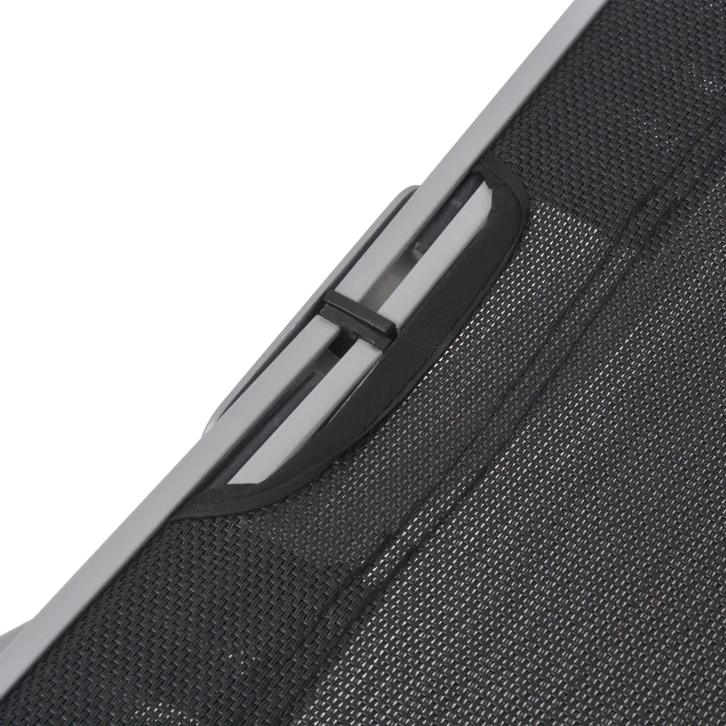 Lettini da Sole Pieghevoli 2 pz in Alluminio e Textilene cod mxl 6551