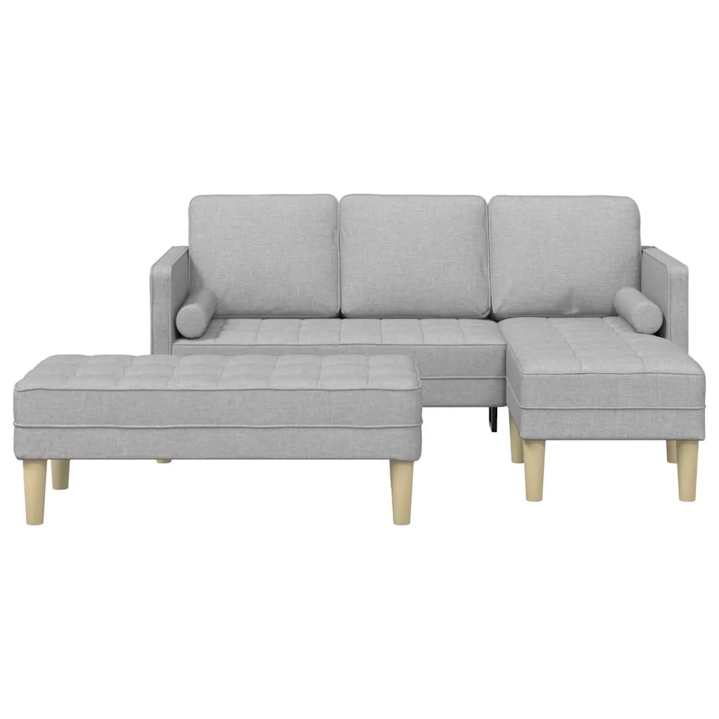 Set di divani 2 pcs Grigio Nuvola 173 x 131 x 67 cm Poliestere 3329261