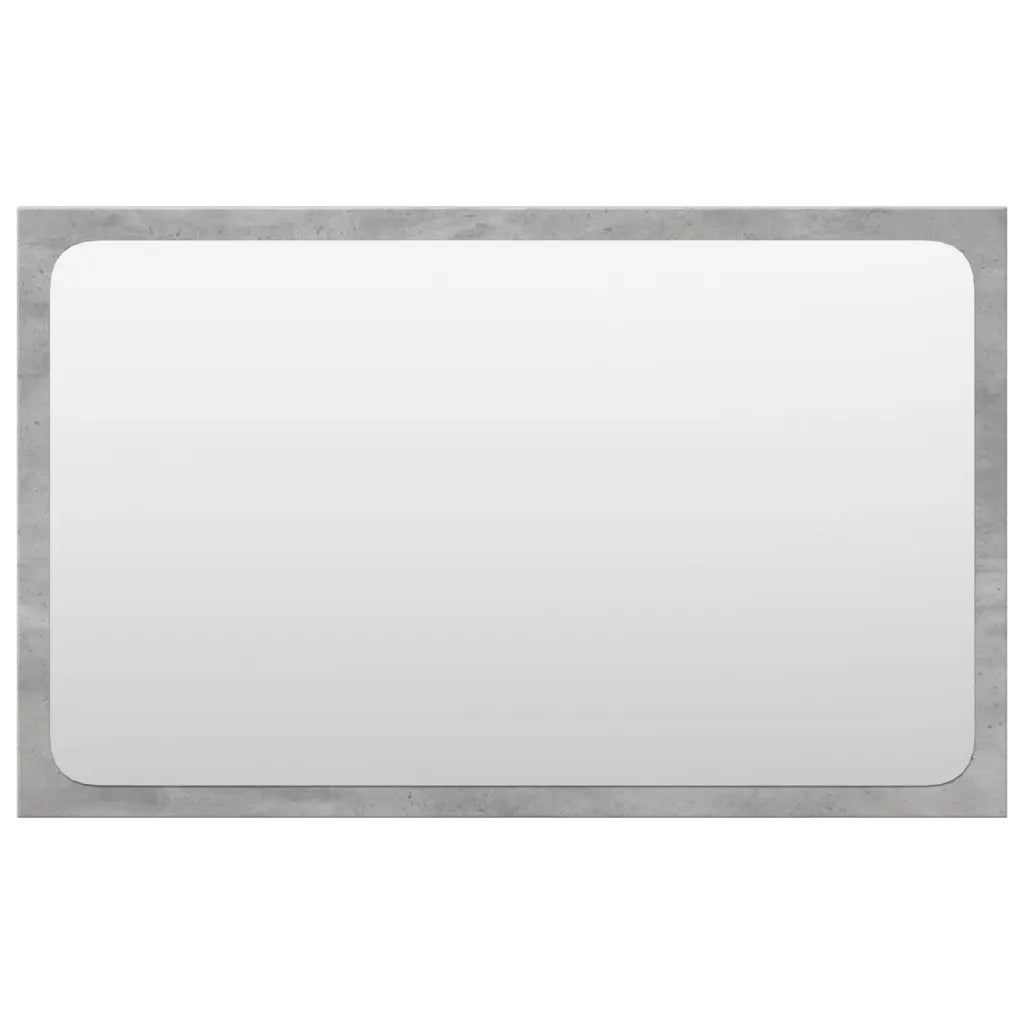 Set Mobili da Bagno 4 pz Grigio Cemento in Legno Multistrato 3324880