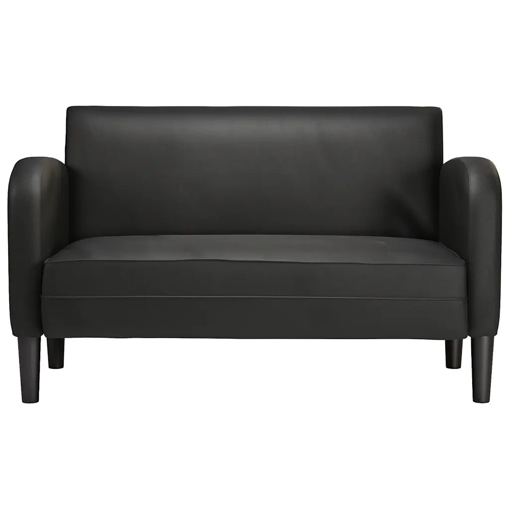 Divano | Divano da soggiorno | Sofa Divanetto Nero 110 cm in Similpelle