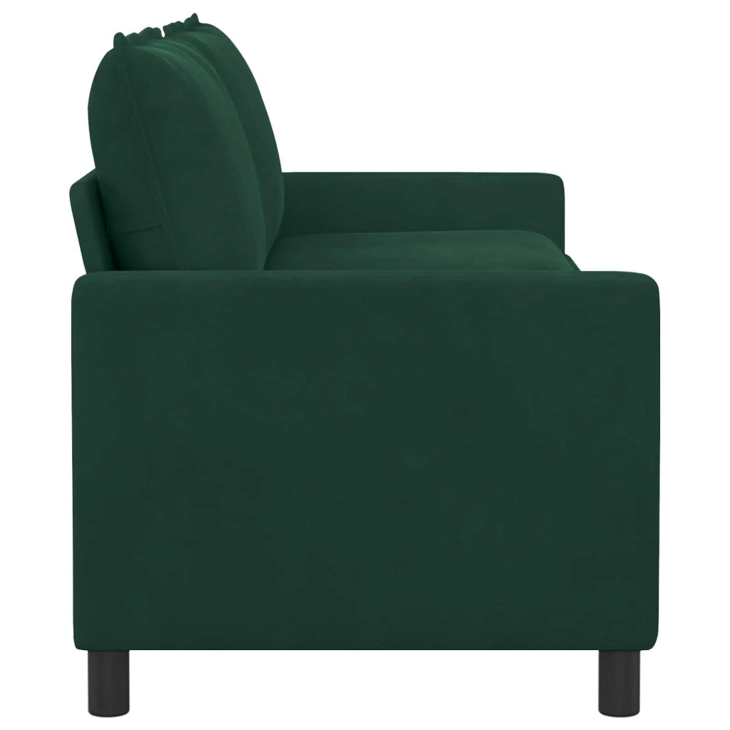 Divano Verde Scuro 196 x 81 x 87,5 cm Velluto