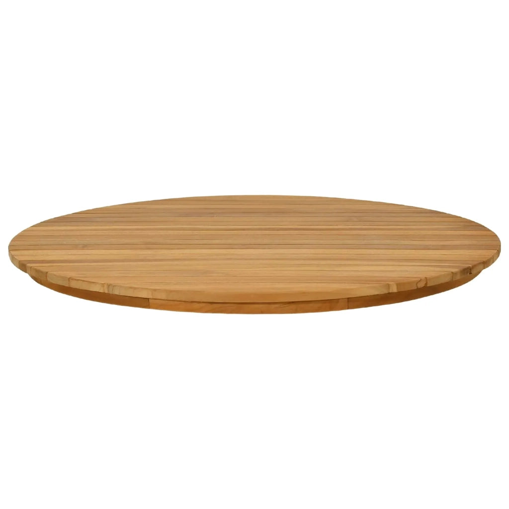 Piano del tavolo Ø 70 x 3,5 Rotondo Legno di teak solido 42033152