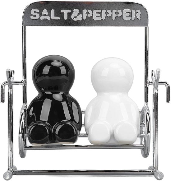 Accessori Cucina - Strumenti per Sale e Pepe in Ceramica - Dispensatori per Erbe - Strumenti per la Cucina - Robusti - 2 Pezzi - Strumenti per Erbe