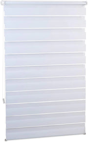 Tenda a rullo filtrante bifacciale senza fori 85 x 150 cm bianca 13_0002539_2