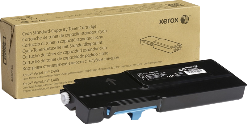 Xerox Cartuccia toner Ciano a Capacità standard da 2500 Pagine per Stampante a colori ® VersaLink® C400/multifunzione a colori ® VersaLink® C405 (106R03502)