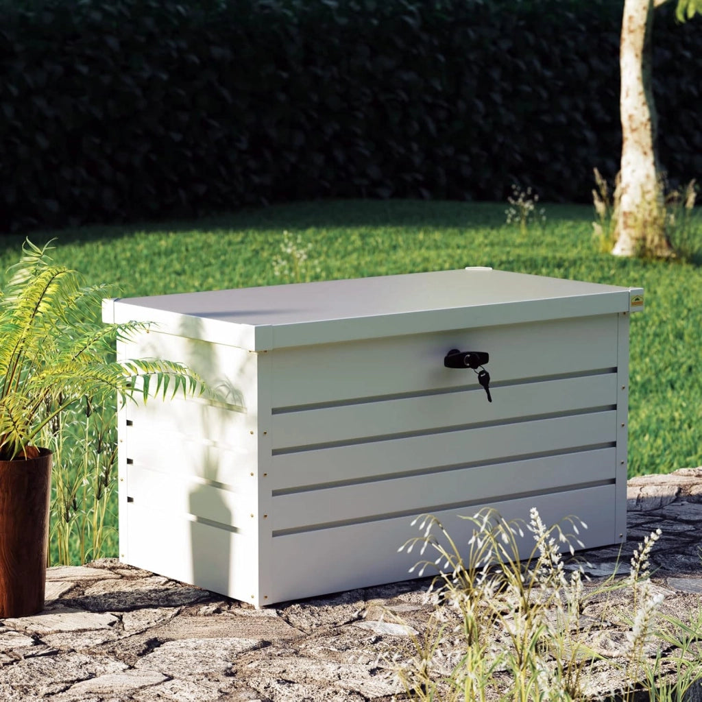 ® Baule da Esterno con Coperchio 2 Chiavi 385L Cassapanca Contenitore Box Porta Attrezzi Bauli Giardino Contenitori Cuscini Box Utensili