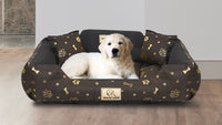 AIO FACTORY 75x65 cm KINGDOG Cuccia per cani impermeabile personalizzabile Golden Bones