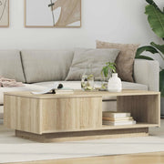 Tavolino da salotto con cassetto Rovere Sonoma 95 x 55 x 31 cm