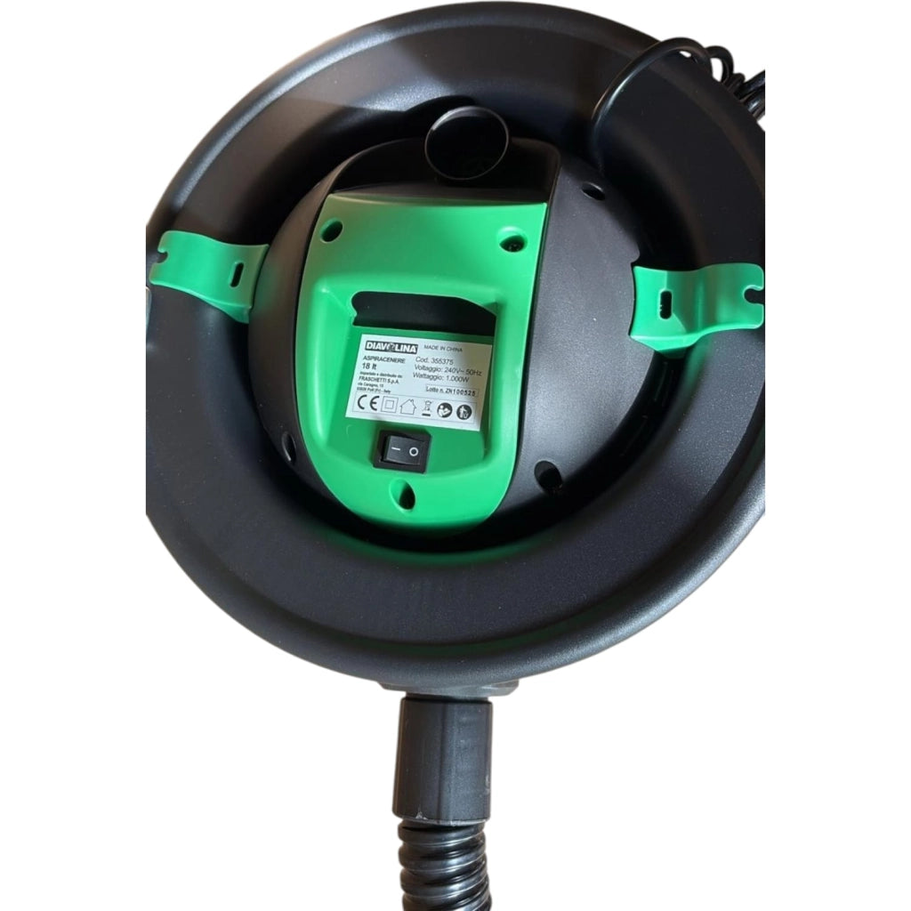 Aspiracenere Cenerentolo Diavolina LT 18 1000 W filtro HEPA integrato