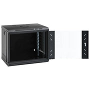 vidaXL Armadietto di Rete a Parete 9U da 19" IP20 53x40x45 cm