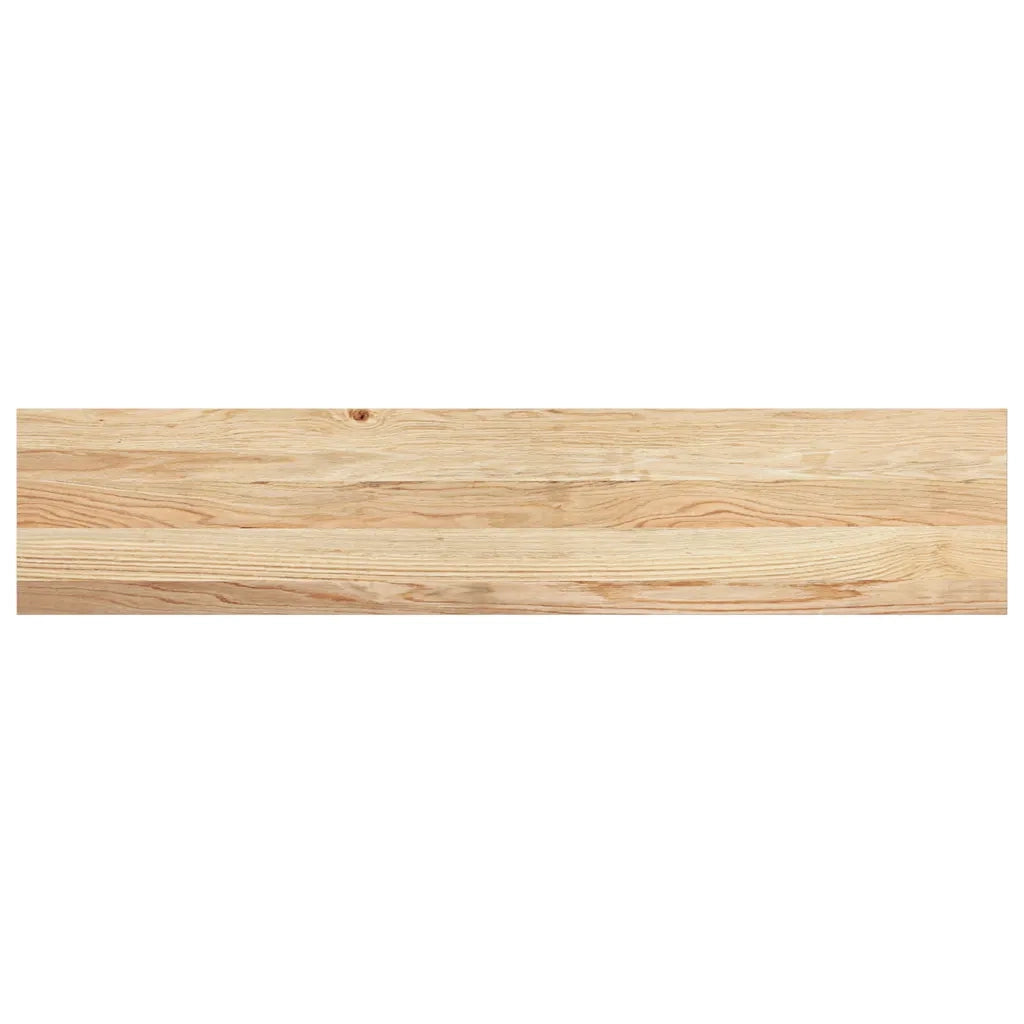 vidaXL Gradini 2 pz 120x25x2 cm in Rovere Massello Non Trattato