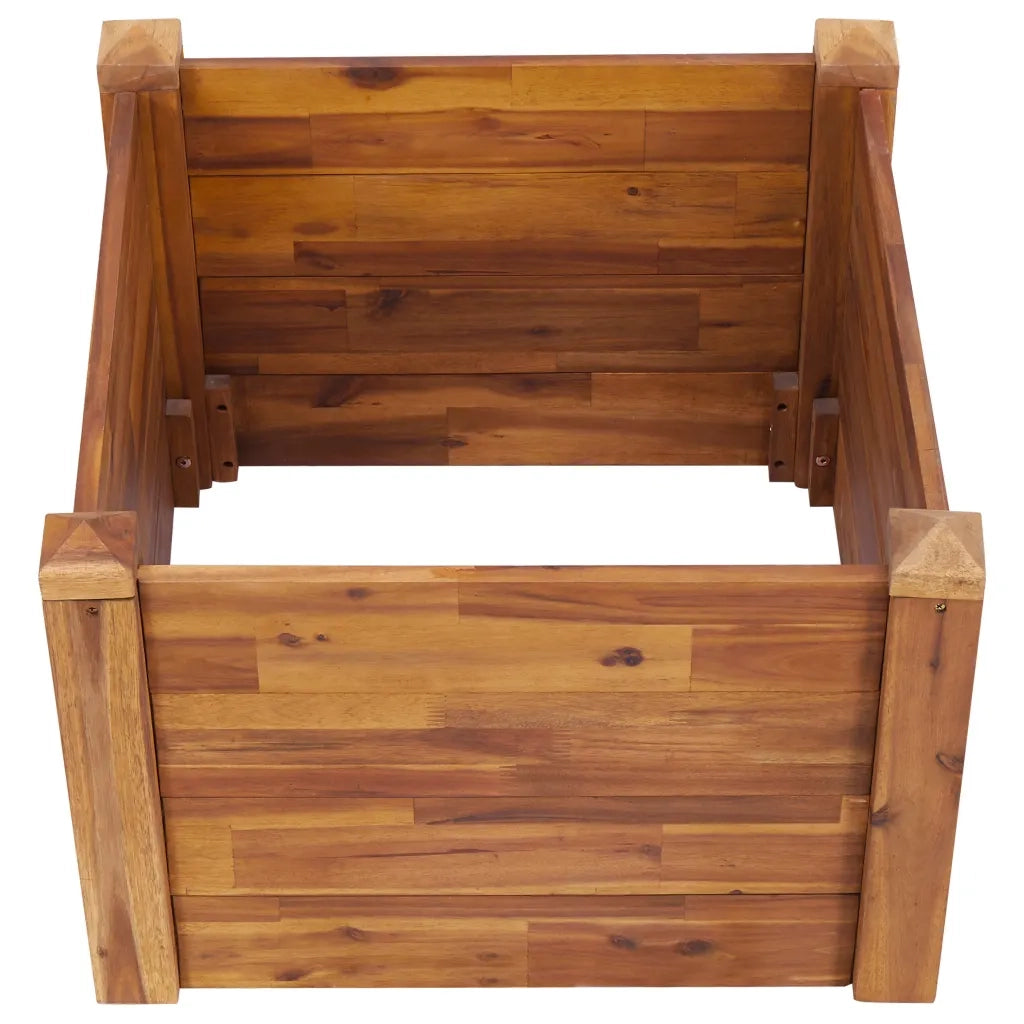 Letto Rialzato da Giardino 60x60x44 cm in Legno Massello Acacia