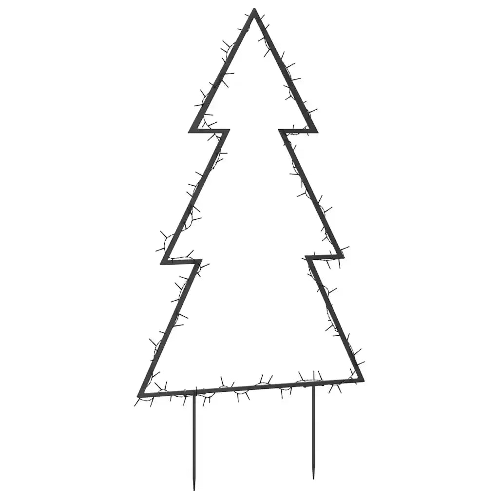 Decorazione Luminosa Natalizia con Picchetti Albero 115LED 90cm 357718