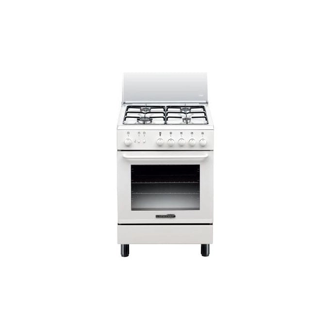 La Germania S640 21 W Cucina a Gas 4 Fuochi Forno a GAs 60x60cm Bianco