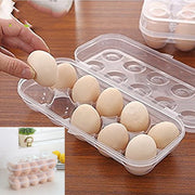 Trade Shop - Portauovo Porta Uovo 10 Posti Con Divisorio Per Uova In Plastica Contenitore -