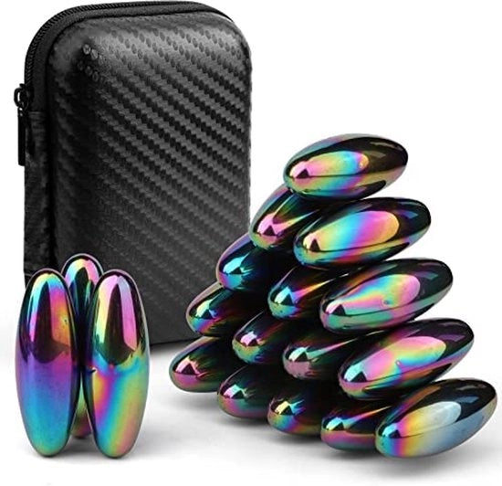 Magneetto rilassante per adulti, magnetico per frigorifero in forma di serpente a scacchi, magneetto per ridurre lo stress per uomini, compatibile con ferro di sella, decorazione per ufficio, regalo contro l'ansia, 18 pezzi
