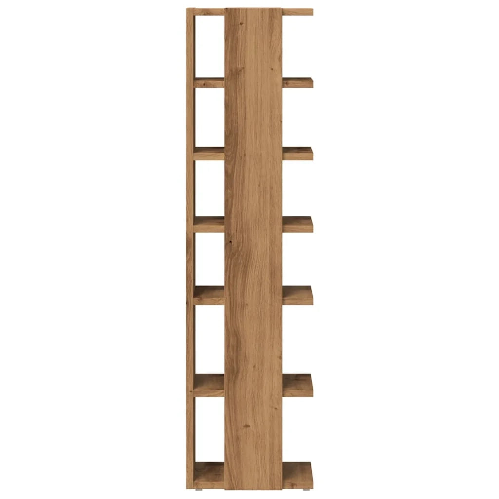 Scarpiere contenitori per scarpe mobili per ingresso corridoio soggiorno set da 2 realizzati a mano legno ingegnerizzato marrone 02_0022127