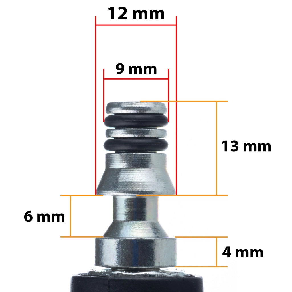 Tubo Alta Pressione 15m – Click Connect, Nylon, PVC | Max 200 Bar, 60°C | Compatibile con Idropulitrici Parkside