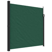 Tenda da Sole | Tenda parasole Laterale Retrattile Verde Scuro 200x500 cm