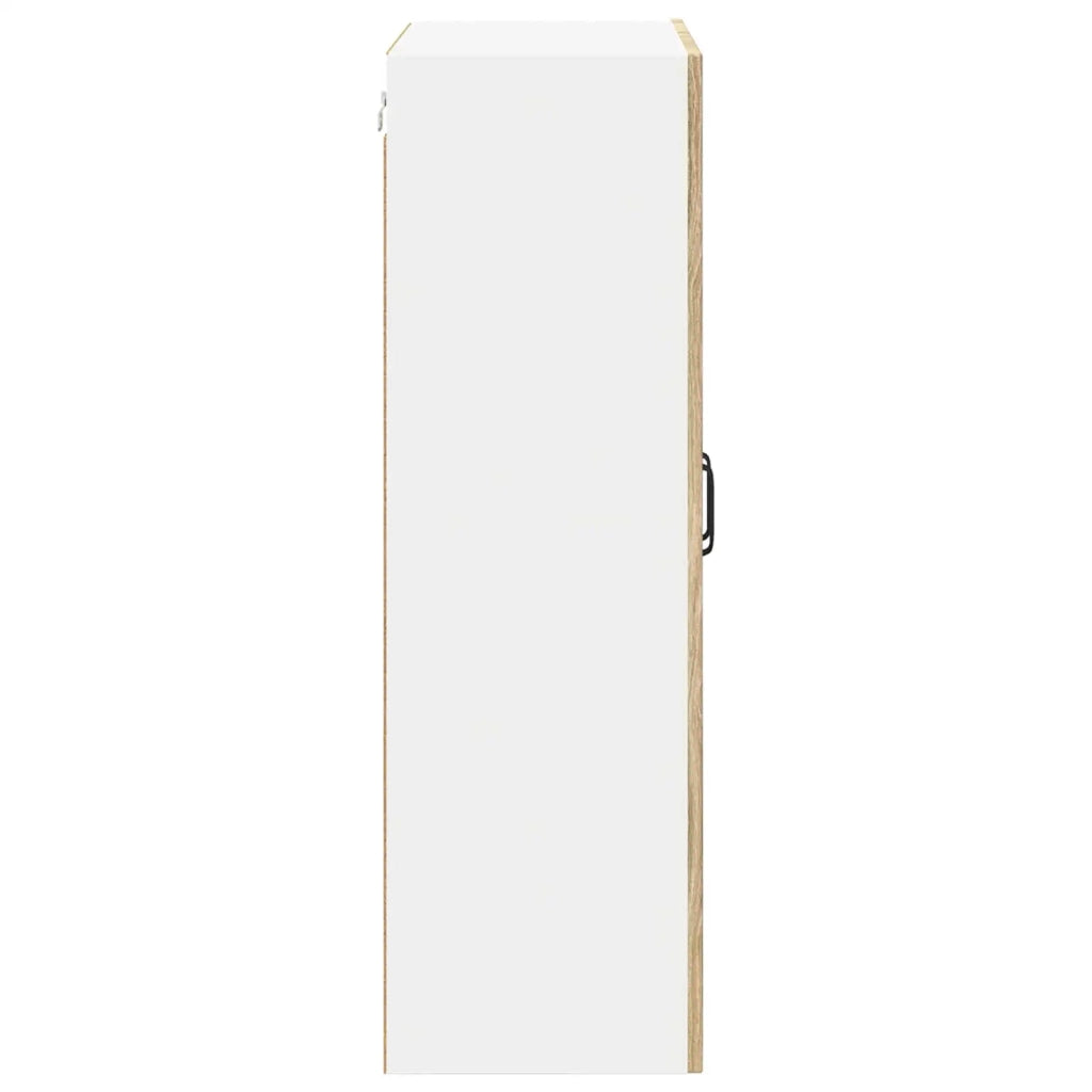 Mobile in vetro da parete LUCCA Rovere Sonoma 60 x 31 x 100 cm 885177