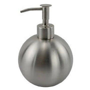 Trade Shop - Dispenser Porta Sapone Liquido Portasapone Metallo Satinato Sfera Elegante 69458 -