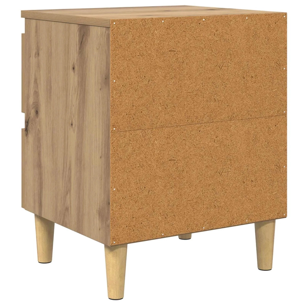 Armadietto per letto Rovere artigianale 40 x 35 x 50 cm 885670