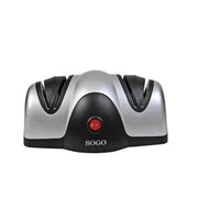 Affilacoltelli elettrico professionale con ruote Sapphirite, sistema affilatura 2 fasi 40W, guida automatica angolo ideale cucina - SOGO
