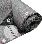 Tela di Protezione della Privacy Rete 18 × 10 m - 230 g/m² HDPE - 95% Tasso di Ombreggiamento - Resistente ai Raggi UV - Resistente alle Scalfitture - Grigio