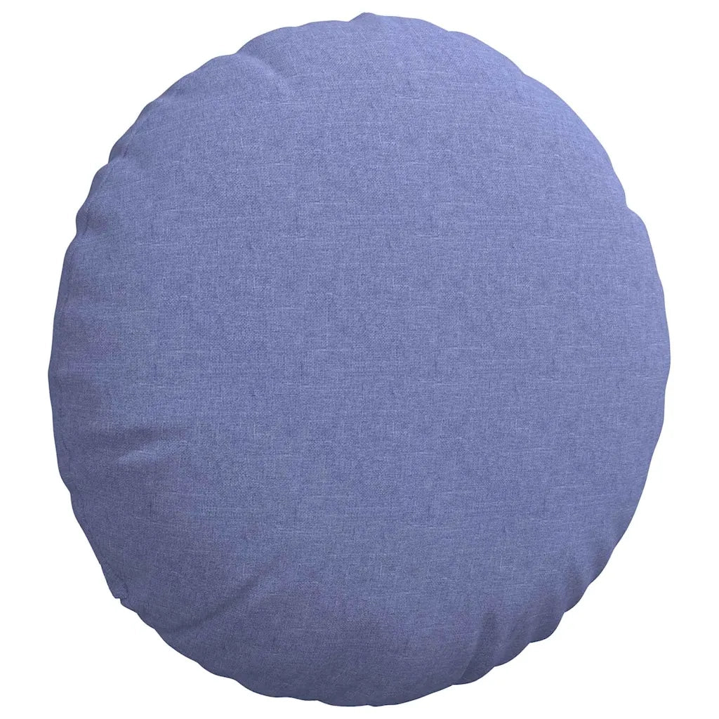 Cuscini per Seduta 2 pz | Cuscini per sedie Blu jeans ?50 x 19 cm Tessuto