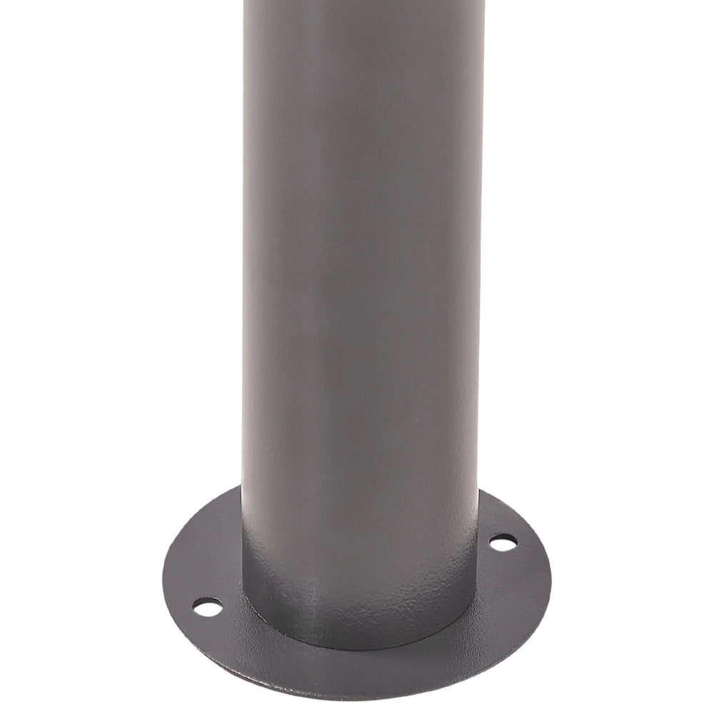 Pergola Beige Poliestere Acciaio 282 x 294 cm Tessuto Ombra Struttura in metallo Padiglione da giardino