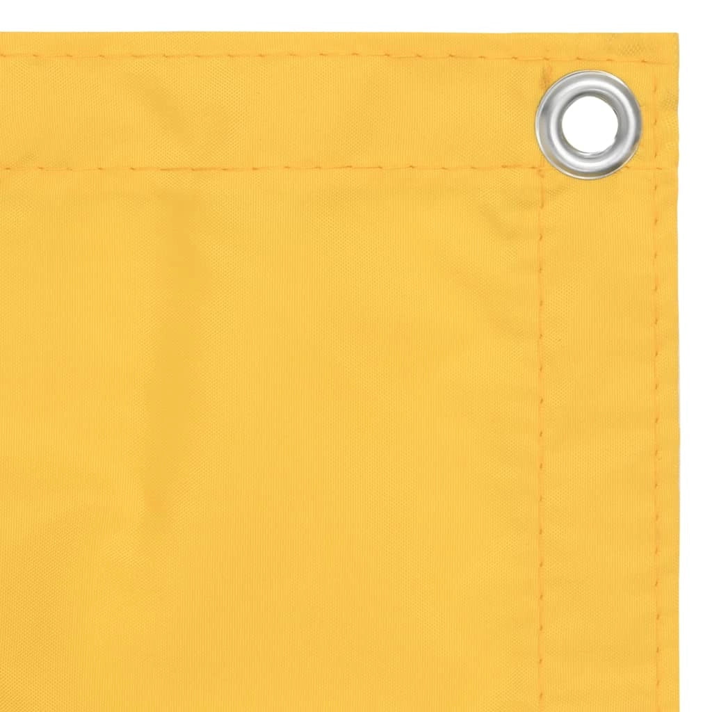 Schermo per balcone schermo per la privacy 90 x 300 cm tessuto Oxford giallo 02_0010200