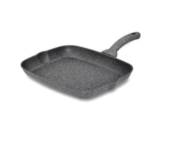 Padella Bistecchiera Antiaderente Cuore di Pietra 26 x 33 cm Accademia Mugnano