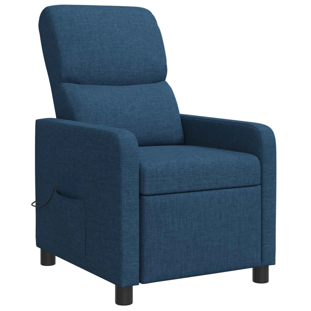 Divano Sedia-Poltrona reclinabile Blu Tessuto 785488