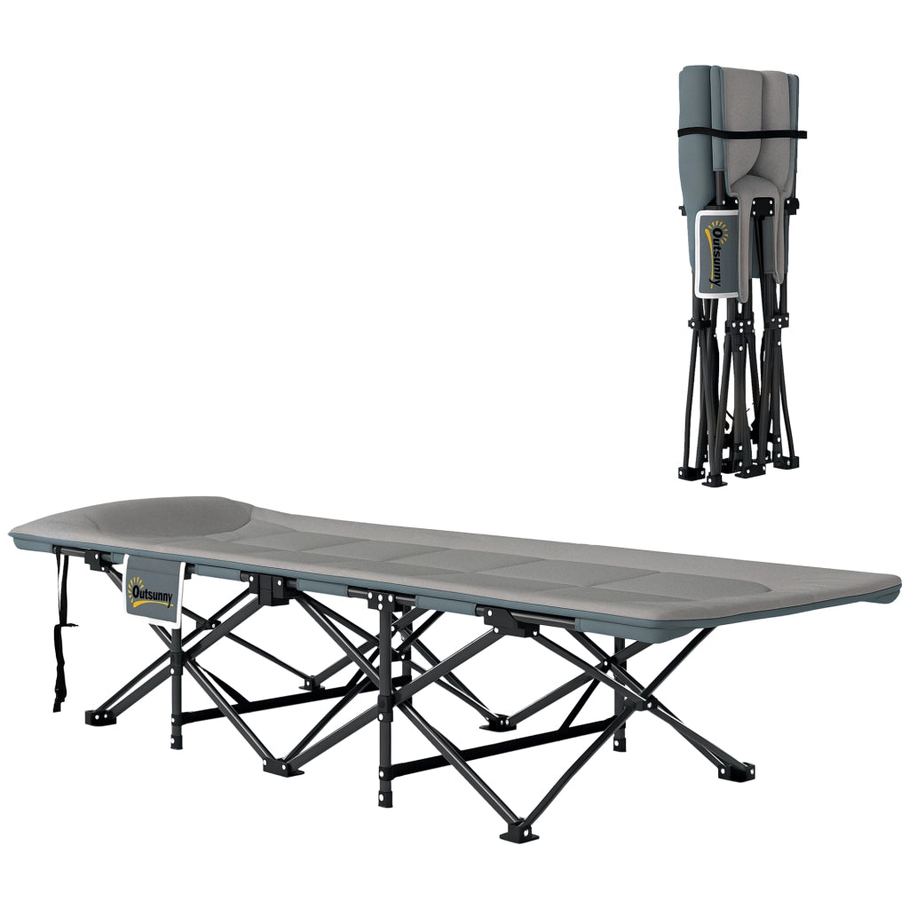 Letto da campeggio pieghevole ¨C zephmum ¨C grigio