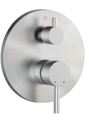 Miscelatore Doccia Incasso con Deviatore Acciaio Inox 304 Spazzolato – Cartuccia Ø35 mm
