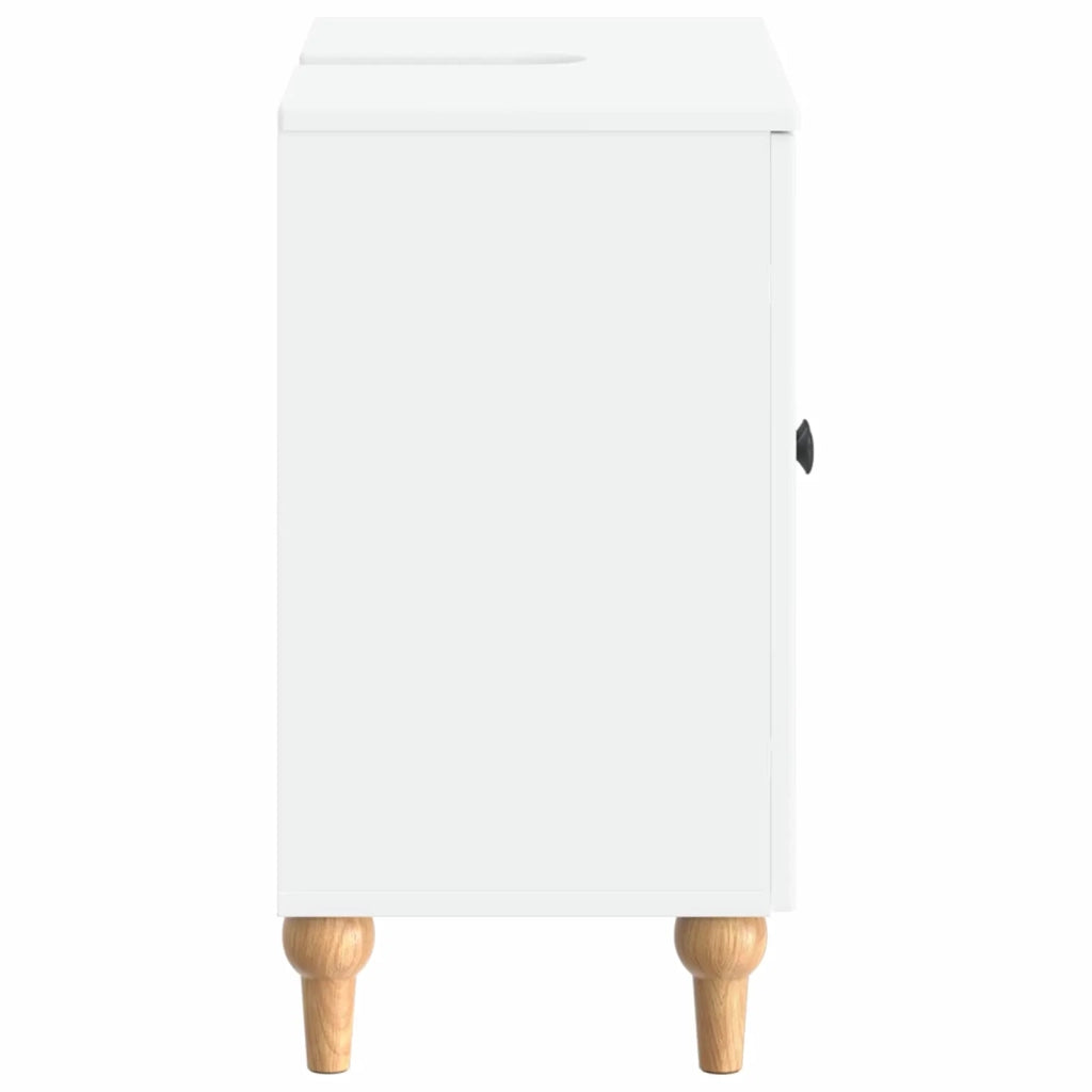 Armadio per Lavabo da Bagno ALKMAAR Bianco 59,5 x 31,5 x 59 cm 896125