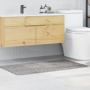 Tappetino da bagno rettangolare grigio 70x120 cm in polipropilene antiscivolo