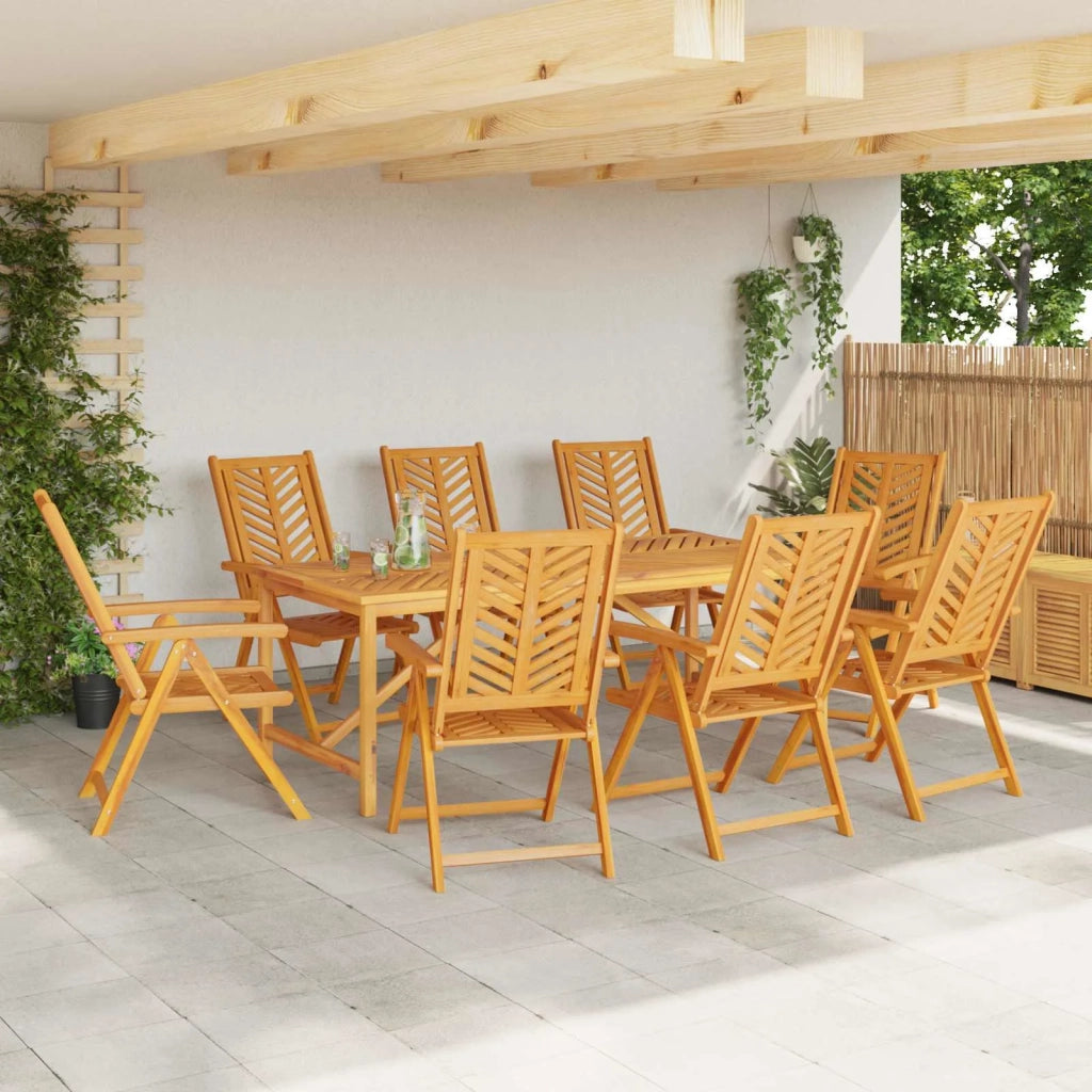 Sedia da Giardino 8 pcs Marrone 57 x 72 x 109 cm 3154136