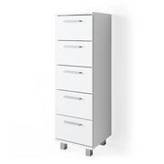 Vicco Cassettiera da bagno Bianco 30 x 95 cm