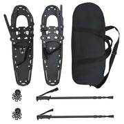 Racchette da neve 3 in 1 con bastoni da trekking Nero CFW9809847