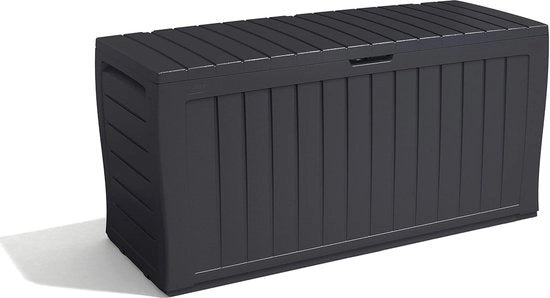 Cassetta di stoccaggio per giardino Marvel+ 270L - grigio grafite
