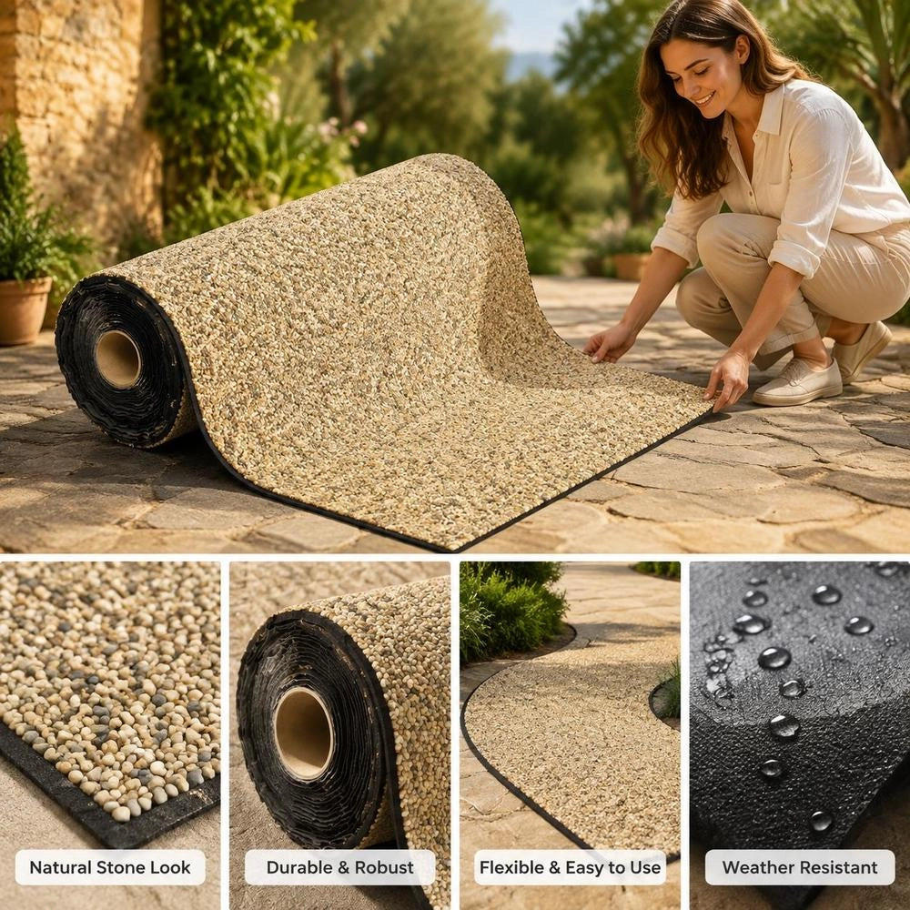 Stone Foil Natural Sand 250x60 Cm