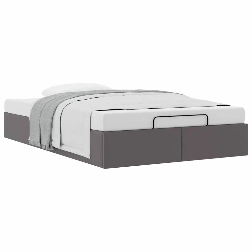 Struttura Letto Pouf senza Materasso 120x200 cm Similpelle