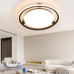 ZMH Lampada da soffitto LED design ruota rotonda dimmerabile 42W telecomando