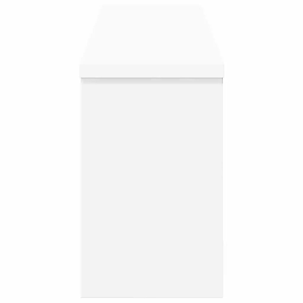 vidaXL Appendiabiti a muro Bianco 75 x 16 x 26 cm Legno multistrato